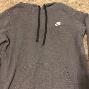 Gray Nike hoodie